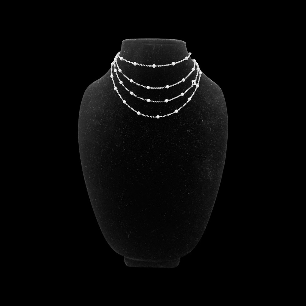 EUC David Yurman Pearl Station Necklace, 60” - Picture 2 of 13